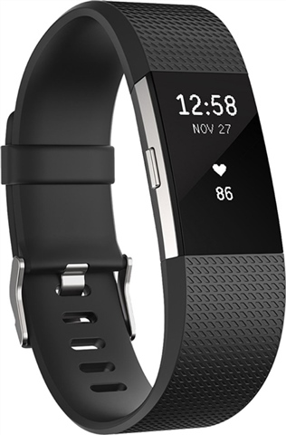 Fitbit Charge 2 Heart Rate Fitness Band Black Small C CeX